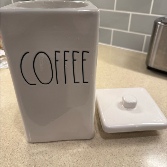Rae Dunn Cream Coffee Canister - Picture 2 of 5